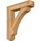 Ekena Millwork Legacy Craftsman Rough Sawn Bracket w/ Offset Brace, Western Red Cedar, 8"W x 36"D x 40"H BKT0806X36X40LEC04RWR - alternate 1